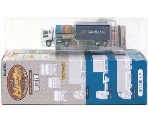 【7】 トミーテック 1/150 ザ・トレーラーコレクション 第7弾 三菱ふそう スーパーグレート+カメリアライン (20ftドライコンテナ 紺色) Nゲージ トラック トレーラー ミニチュア 半完成品 鉄道模型 単品