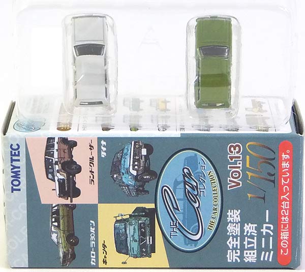 【1B】 トミーテック 1/150 ザ・カーコレクション Vol.13 70年代の街並み編 トヨタ カローラ30バン(茶..