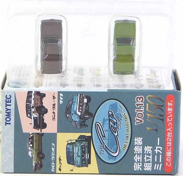 【1A】 トミーテック 1/150 ザ・カーコレクション Vol.13 70年代の街並み編 トヨタ カローラ30バン(茶..