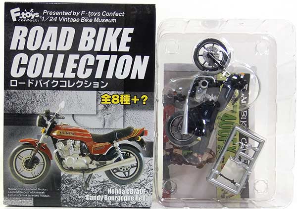 【2B】 エフトイズ 1/24 ロードバイクコレクション Z400FX ミッドナイトブルー ミニチュア 単車 ネイキ..