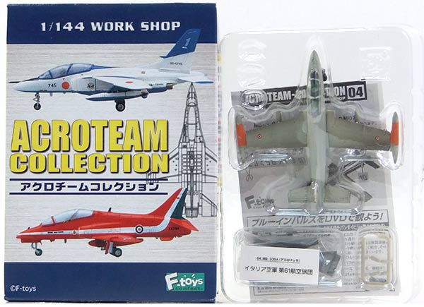 【4S】 エフトイズ 1/144 アクロチームコレクション Vol.1 シークレット MB-339A アエロマッキ イタリア空軍 第61航空旅団 戦闘機 半完成品 ミニチュア 単品