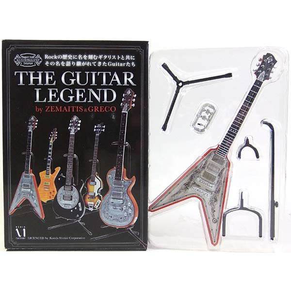 【7】 メディアファクトリー 1/8 THE GUITAR LEGEND by ZEMAITIS GRECO GZV-3700 MF アニメ 漫画 映画 フィギュア 楽器 ミニチュア 半完成品 単品