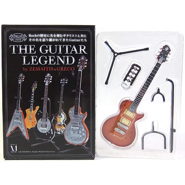 【6】 メディアファクトリー 1/8 THE GUITAR LEGEND by ZEMAITIS GRECO Wood Front GZ-2700 WF アニメ 漫画 映画 フィギュア 楽器 ミニチュア 半完成品 単品