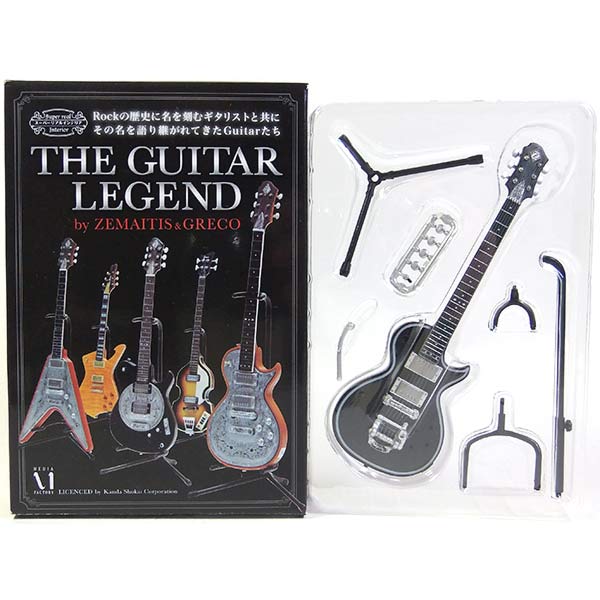 【5】 メディアファクトリー 1/8 THE GUITAR LEGEND by ZEMAITIS GRECO インレイフロント GZ-2800 IF/Bigsby アニメ 漫画 映画 フィギュア 楽器 ミニチュア 半完成品 単品