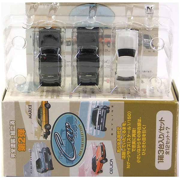【1C】 トミーテック 1/150 ザ・カーコレクション 第2弾 日産 セドリック 白/黒/覆面 3種セット Nゲージ ストラクチャー ミニカー ミニチュア 半完成品 単品