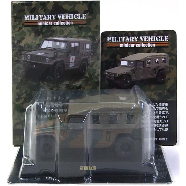 【4】 京商 1/64 ミリタリービークルミニカーコレクション 高機動車 (迷彩) 自衛隊 アメリカ軍 ミニカー ミニチュア フィギュア 半完成品 単品