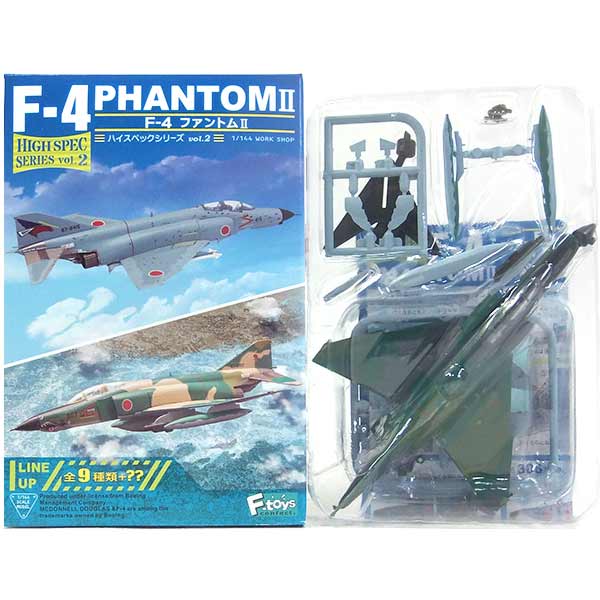 【9】 エフトイズ 1/144 ハイスペックシリーズ Vol.2 航空自衛隊 F-4 ファントムII RF-4EJ 第501飛行隊 ウッドペッカー (ユーロ3色) 自衛隊 戦闘機 ミニチュア 半完成品 単品