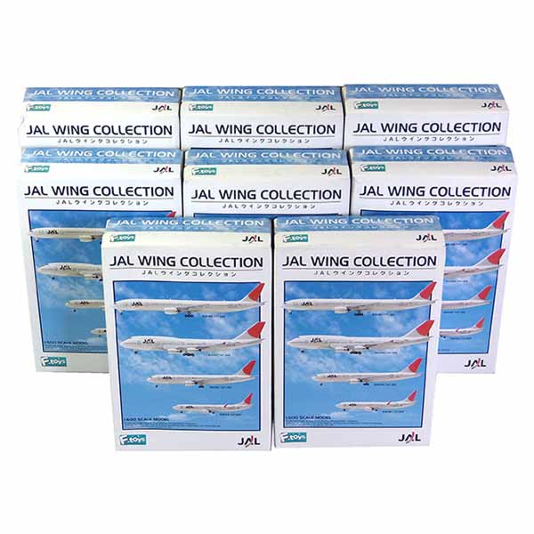 【8SET】 エフトイズ 1/500 JALウイングコレクション Vol.1 全8種セット(シークレットを含まない) ジャル JAL 旅客機 国際線 国内線 ミニチュア 半完成品 単品