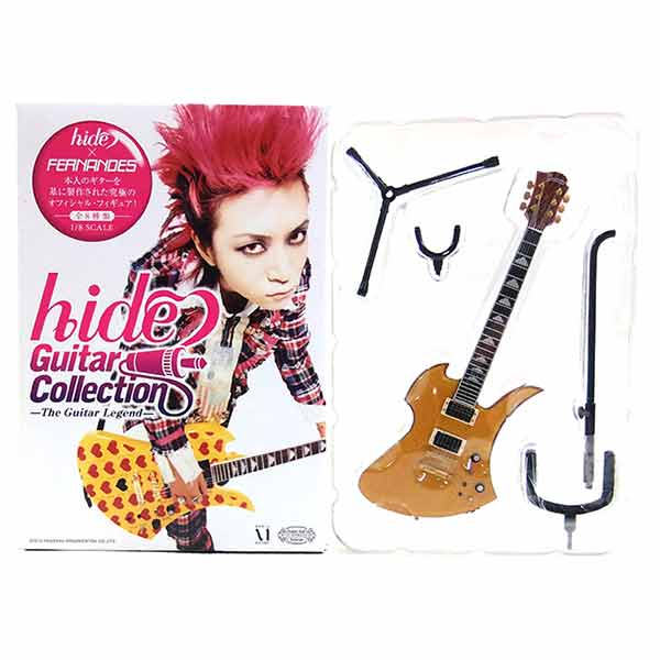 楽天トレジャーハンター 楽天市場店【3】 メディアファクトリー 1/8 hideギターコレクション The Guiter Legend Burny MG-LD レモンドロップ バンド 芸能人 アニメ 漫画 映画 フィギュア 楽器 ミニチュア 半完成品 単品