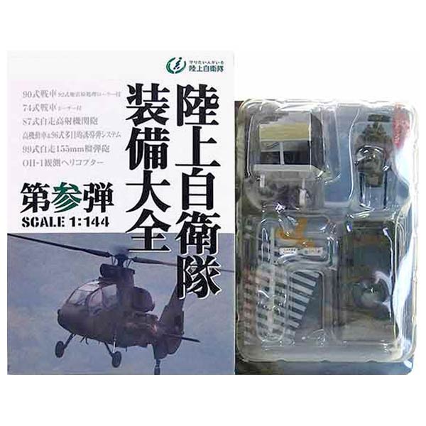 【3】 コナミ 1/144 陸上自衛隊 装備大全 第参弾 87式自走高射機関砲 ミニチュア ミリタリー BOXフィギ..