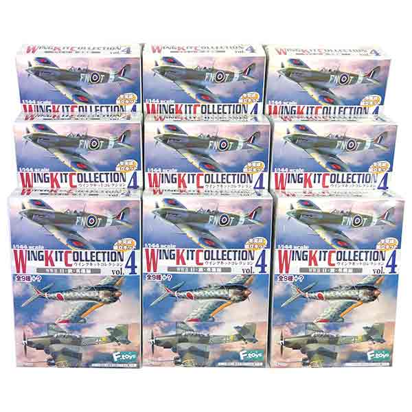 樂天商城 - 【9SET】 エフトイズ 1/144 ウイングキットコレクション Vol.4 全9種セット(シークレットを含まない) 戦闘機 ミリタリー ミニチュア 半完成品 単品