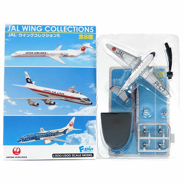 【8】 エフトイズ 1/300 JALウイングコレクション Vol.5 DC-3 金星号 ジャル JAL ANA 旅客機 国際線 国内線 ミニチュア 半完成品 単品