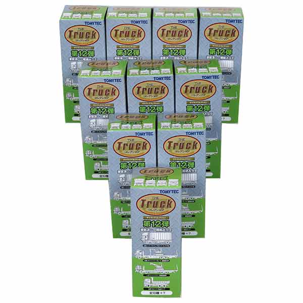 【10SET】 トミーテック 1/150 ザ・トラックコレクション 第12弾 全10種セット(シークレットを含まない) Nゲージ ストラクチャー ミニカー ミニチュア 半完成品 単品