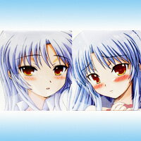 エンジェルビーツ 描き下ろし添い寝シーツ Angel Beats！ アニメ グッズ プライズ フリュー（全2種フルセット＋ポスターおまけ付き）【即納】【05P03Dec16】