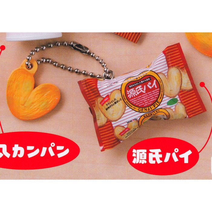 源氏パイ 【三立製菓 ミニチュアチャーム バンダイ SANRITSU 駄菓子 お菓子 ミニチュア グッズ フィギュア ガチャガチャ ガシャポン】 【即納 在庫品】【ネコポス配送対応可能】【数量限定】【セール品】のサムネイル