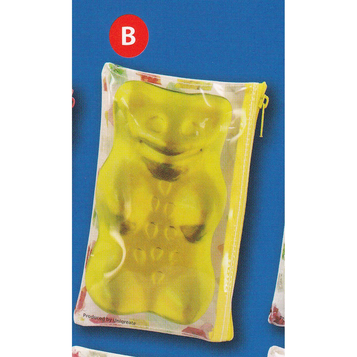 B 【HARIBO グミクリアポーチ ユニクリエイト ハリボー グミ グッズ 小物入れ ガチャガチャ カプセルトイ】【即納 在庫品】【ネコポス配送対応可能】【数量限定】【単品】のサムネイル