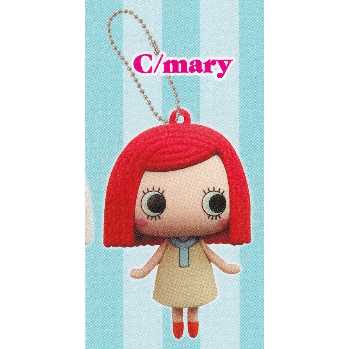 C／mary 【イルメール ハッピードール ラバーフィギュアマスコット 友愛玩具 ILEMER HAPPY DOLL キャラクター グッズ フィギュア リアンキューラボ ガチャガチャ カプセルトイ】【即納 在庫品】【ネコポス配送対応可能】【数量限定】【単品】のサムネイル