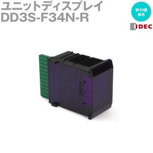 IDEC(アイデック/和泉電機) DD3S-F34N-R ユニットディスプレイ 特10進表示 標準タイプ 負論理 赤 1個 NN