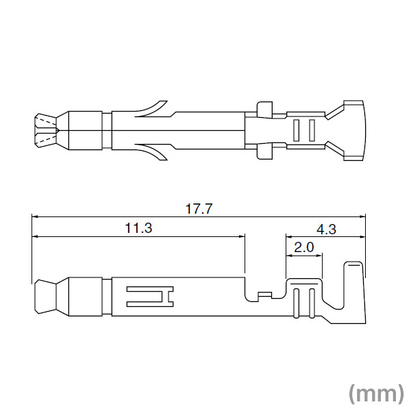日本圧着端子製造(JST) LLF-41T-P1.3E 1個 ソケットコンタクト NN