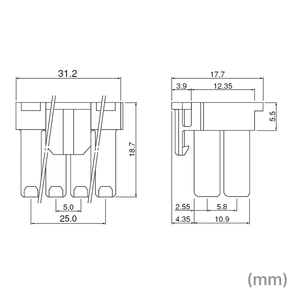日本圧着端子製造(JST) XLP-12V 1個 ハウジング 12極 NN
