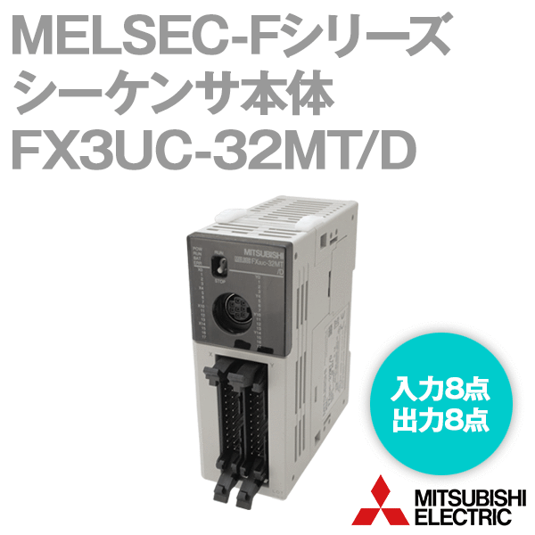 ɩŵ FX3UC-32MT/D MELSEC-F꡼  :16 DC24V  :16 ȥ󥸥  NN