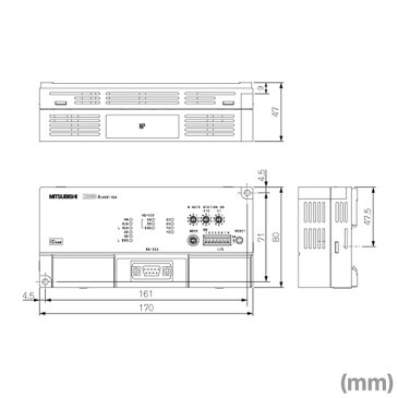 三菱電機 AJ65BT-R2N RS-232インタフェースユニット 1チャンネル DC入力/トランジスタ出力 NN