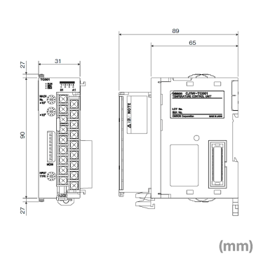 オムロン (OMRON) CJ1W-TC□01 CJシリーズ I/O 温度調節ユニット 熱電対入力/測温抵抗体 オープンコレクタ NPN出力 パルス NN