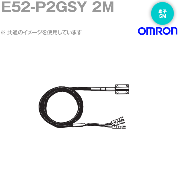 Rakuten - オムロン(OMRON) E52-P2GSY 2M 温度センサ 表面測温用白金測温抵抗体 リード線直出し形 リード線長さ2m NN