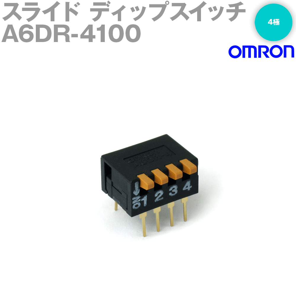 �������(OMRON) A6DR-4100 ��A6DRĶ���� ���饤�� �ǥ��åץ����å� �ԥ��Υ�����4�� �� NN