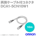 オムロン(OMRON) DCA1-5CN10W1 両側ケーブル付コネクタ 細線用M12 マイクロコネクタタイプ 10m NN