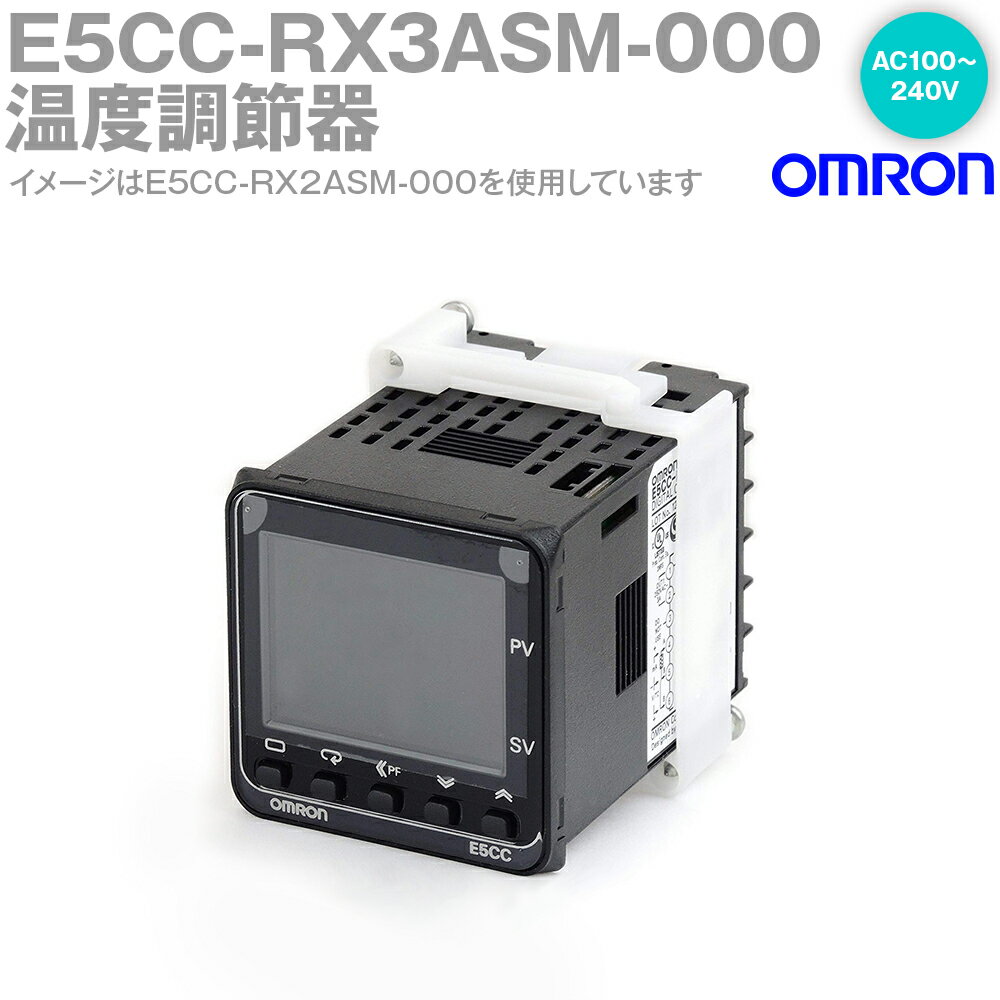 オムロン(OMRON) E5CC-RX3ASM-000 温度調節器 AC100-240V ねじ端子台タイプ E5CCシリーズ NN