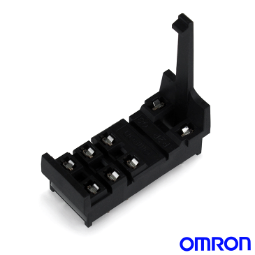 メール便OK オムロン (OMRON) P2R-08P(C) 裏面接続ソケット 8ピン プリント基板用端子 10個入 NN