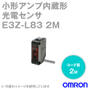 オムロン(OMRON) E3Z-L83 2M 小型アンプ内蔵 光電センサ 透明板ガラスタイプ限定反射形 入/遮光時ON 切替 コード引き出しタイプ PNP出力 NN