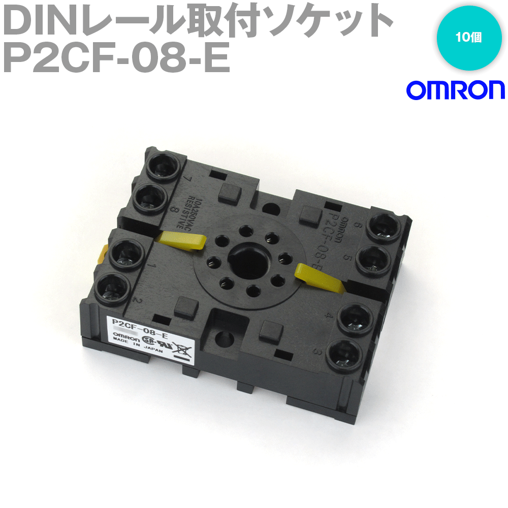 �������(OMRON) P2CF-08-E 10�� ��H3CR-HRL DIN�졼����ե����å�(�ե��󥬡��ץ��ƥ��ȹ�¤) (ɽ����³8�ԥ�) TV
