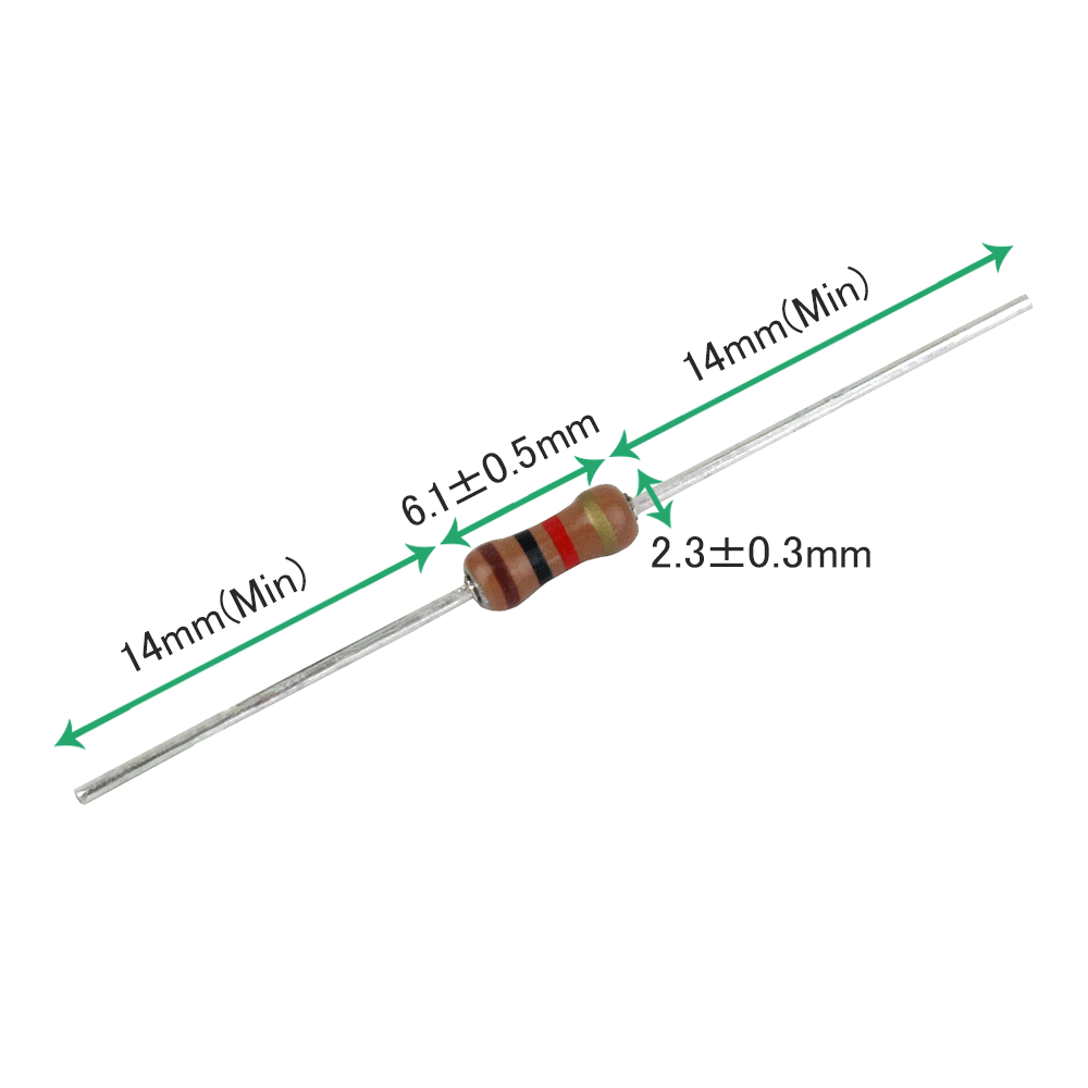 KOA 1/4W カーボン抵抗 20KΩ 10...の紹介画像2