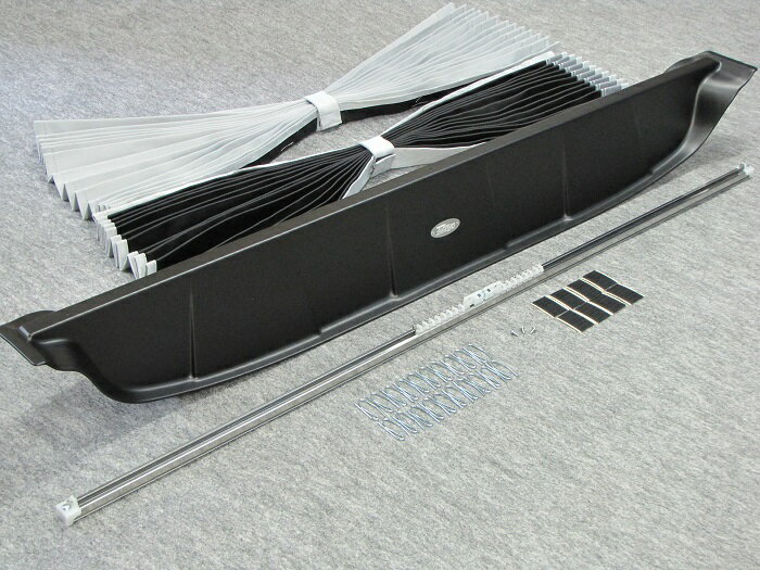 セレナ27系間仕切りカーテンフルキット車中泊にマウント色グレー
