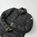 【スプリングセール】MONCLER モンクレール sacai サカイ SEORI 袖フリル ウールダウンジャケット 1/チャコール ブルゾン ワッペン【2400013271257】【中古】