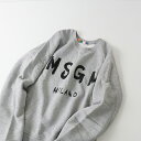 【期間限定価格】【スプリングセール】美品 国内正規品 MSGM エムエスジーエム ロゴ スウェット プルオーバー S/グレー トップス◇【24000134412...