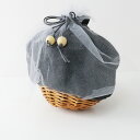 【スプリングセール】takayokatayama タカヨカタヤマ チュール かご 巾着バッグ/-チャコール 小物【2400013560795】【中古】