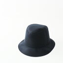 【期間限定価格】【サマーセール】美品 キジマタカユキ KIJIMA TAKAYUKI 172825 フェルト ソフトハット 帽子 日本製 2/ダークネイビー コン【2400013593854】【中古】