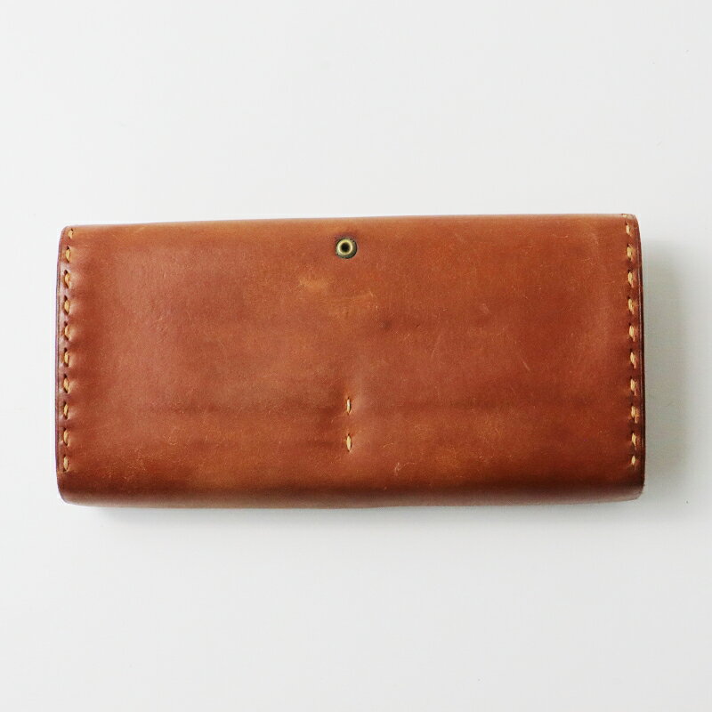 【スプリングセール】ダブ&オリーブ Dove&Olive 3W-ca 長財布/キャメル イタリア製 牛革 レザー ロングウォレット 定価4.4万【2400013601139】【中古】