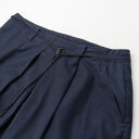 【期間限定価格】【スプリングセール】パドカレ pas de calais タックテーパードパンツ 36/ネイビー ボトムス【2400013710695】【中古】