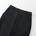 美品 国内 JPタグ 2022 バレンシアガ BALENCIAGA 725121 HOURGLASS SKIRT 36/ブラック スカート ストライプ【2400013725613】【中古】