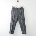 【スプリングセール】ヒューマンウーマン HUMAN WOMAN ウール ウィンドペン チェック パンツ SS/グレー ボトムス ロング【240001373493...
