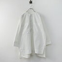 【スプリングセール】レリル lelill × hiro ZIPアッププルオーバー/ホワイト シャツ ブラウス トップス チュニック【2400013796040】...