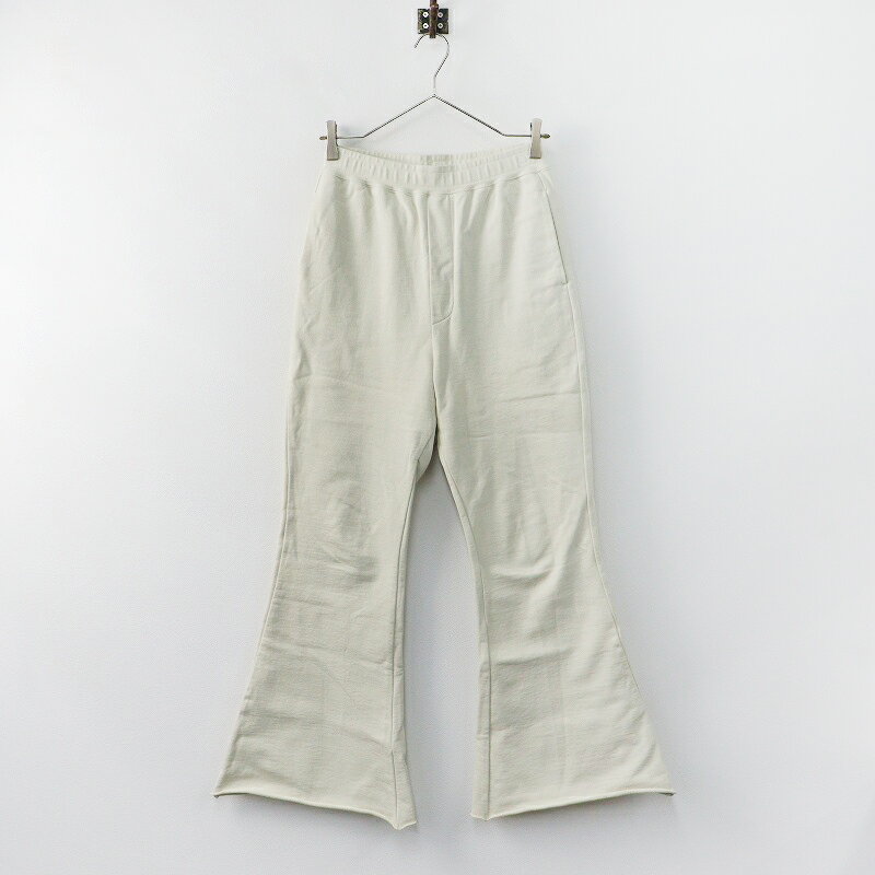 2022AW グラフペーパー Graphpaper Compact Terry Flare Pants コンパクトテリーフレアパンツ /アイボリー ボトムス【2400013795593】【中古】