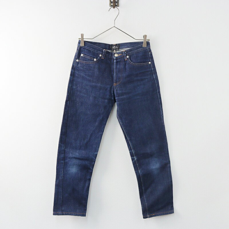 定番 アーペーセー A.P.C. コットン テーパードデニムパンツ 26/インディゴ ジーンズボトムス【2400013799935】【中古】