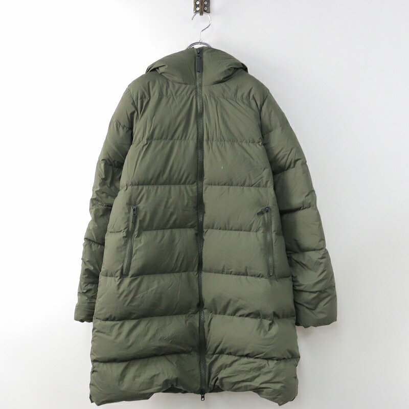 ウィメンズ ノースフェイス THE NORTH FACE WS Down Shell Coat ウィンドストッパーダウンシェルコート XL/カーキ【2400013814874】【中古】