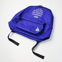 【スプリングセール】美品 MLB (メジャーリーグベースボール) CORDURA コーデュラナイロン 刺繍リュックサック ロサンゼルス ドジャース【240001...