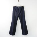 【期間限定価格】【サマーセール】アパルトモン L'Appartement Wool Flare Pants ウールフレアパンツ /ネイビー ボトムス スラックス センタークリース【2400013945417】【中古】